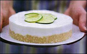 Limetkový koláč (nepečený)