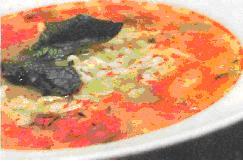 Zeleninová polievka so špenátovými haluškami