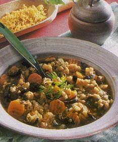 Polévka ze sušených hub