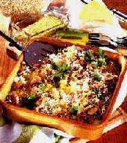 Zapečená rýže se sýrem