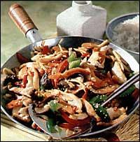 Kuřecí nudličky se zeleninou