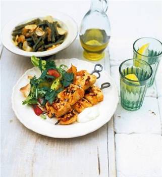 Grilovaný kuřecí kebab