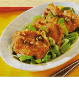 Telecí řízečky s kapary