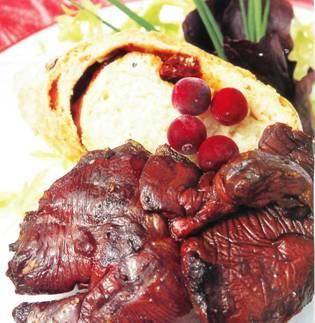 Králičí játra na grilu