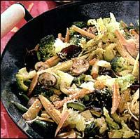 Pestrá směs s houbami