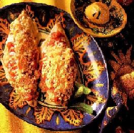 Pražma v křupavém obalu z rajčat a sýra