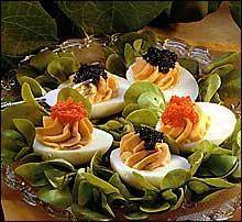 Plněná vejce s tuňákem