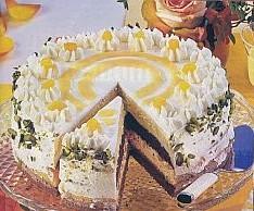 Broskvový dort s vaječným likérem